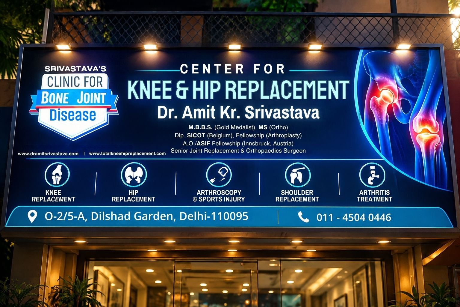 Dr. Amit Kumar Srivastava Orthopaedic Surgeon Delhi NCR