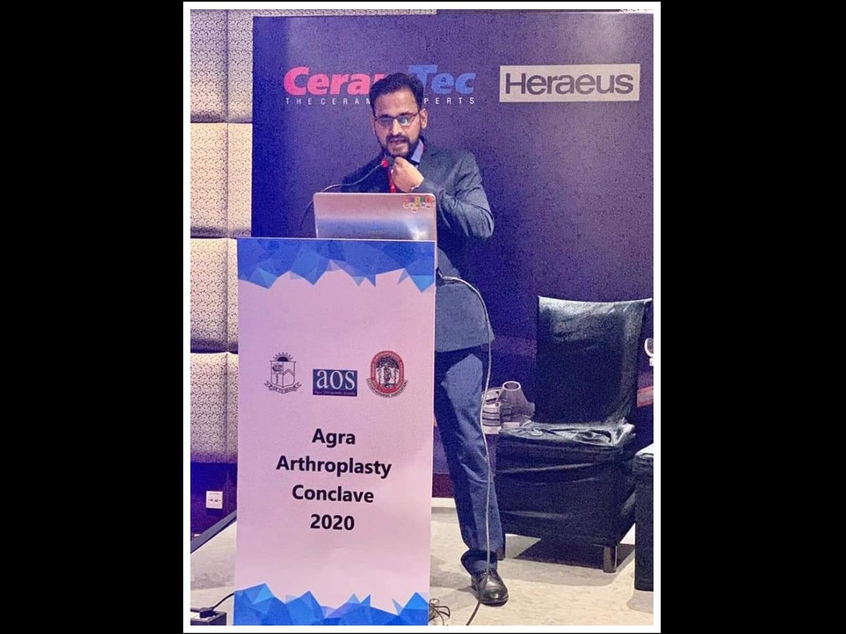 Lecture in Agra Arthroplasty Course - Dr. Amit Kumar Srivastava